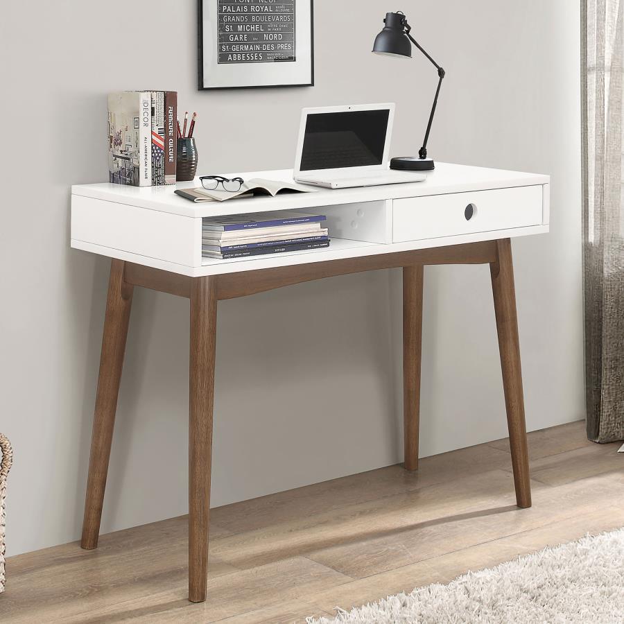 Bradenton White Writing Desk