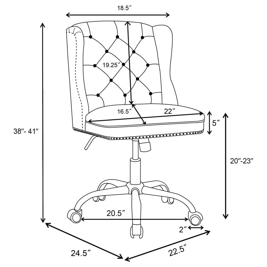 Julius Black Office Chair