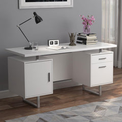 Lawtey White Computer Desk