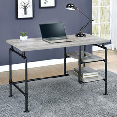 Delray Grey Writing Desk