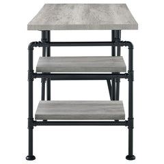 Delray Grey Writing Desk