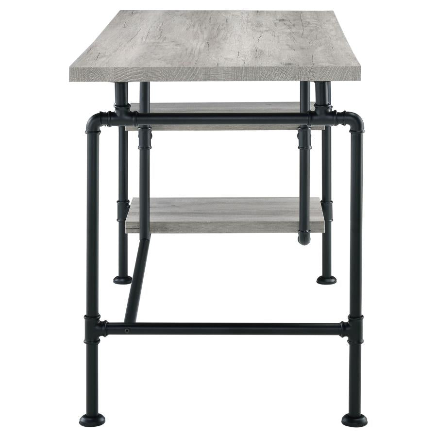 Delray Grey Writing Desk