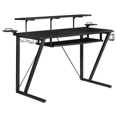 Wedalia Black Gaming Desk