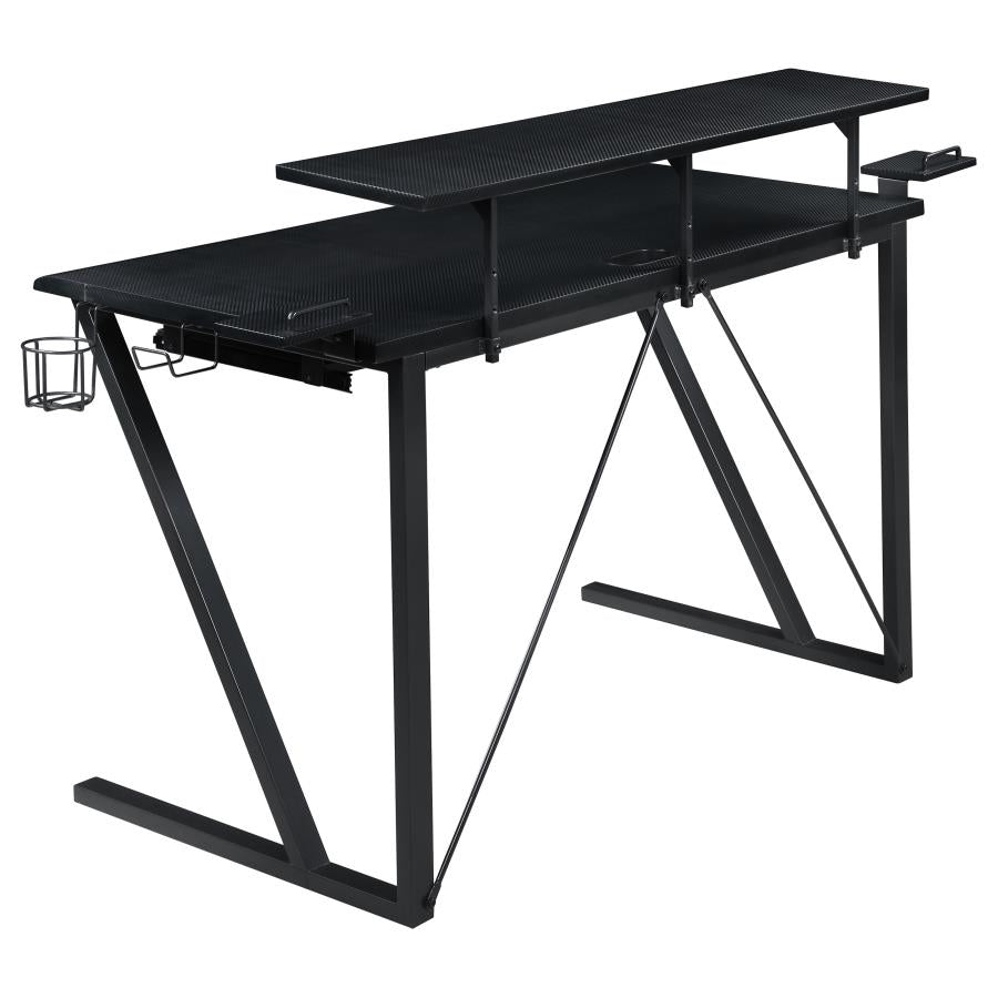 Wedalia Black Gaming Desk