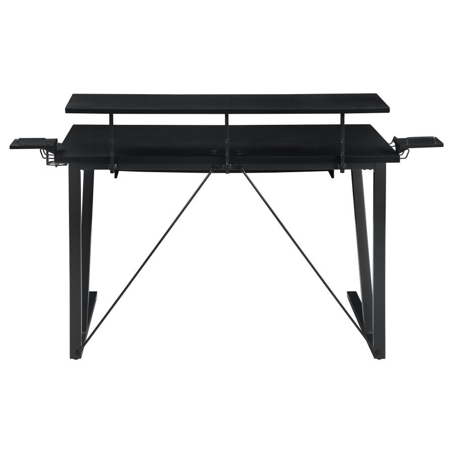 Wedalia Black Gaming Desk