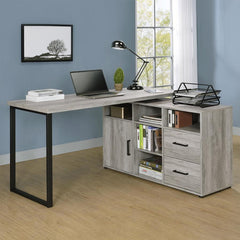 Hertford Grey L-shape Desk