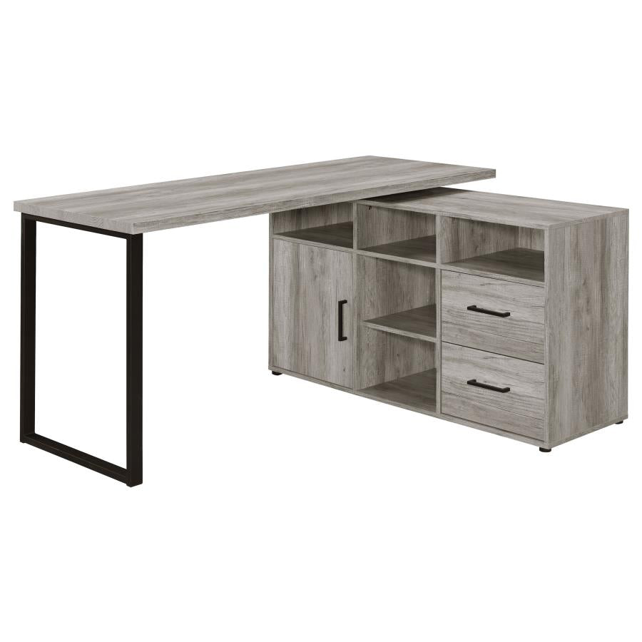 Hertford Grey L-shape Desk