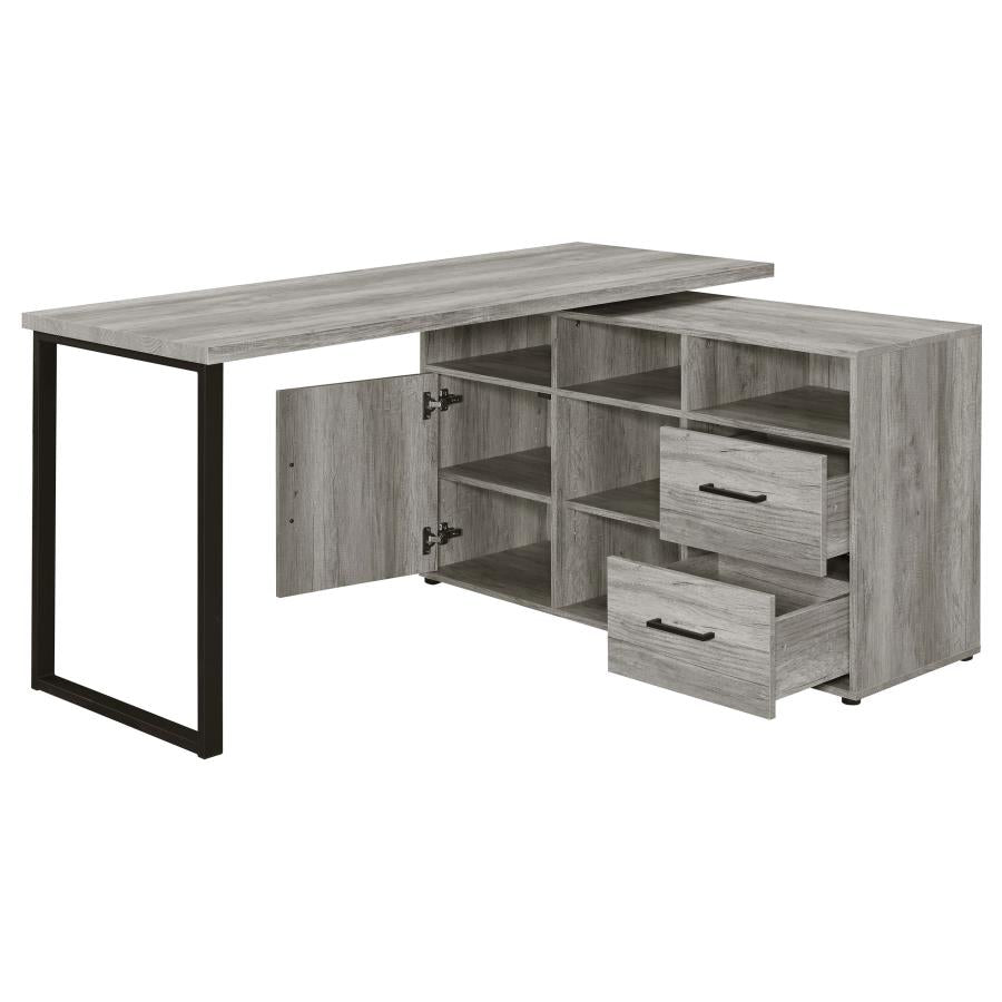 Hertford Grey L-shape Desk