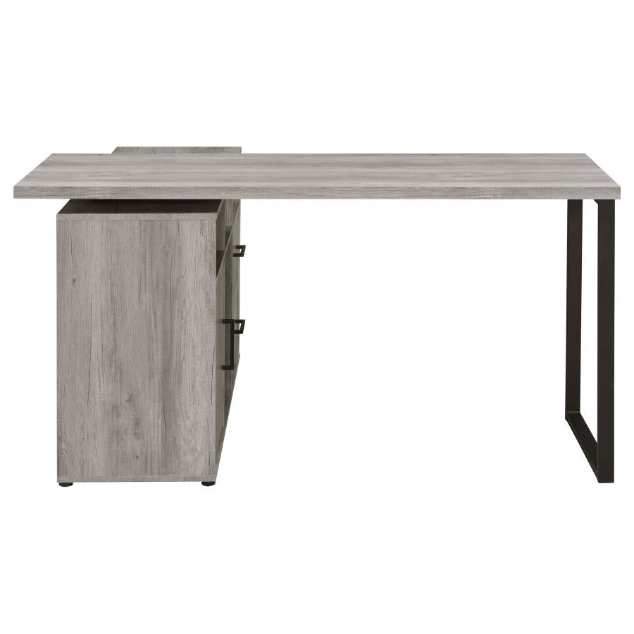 Hertford Grey L-shape Desk