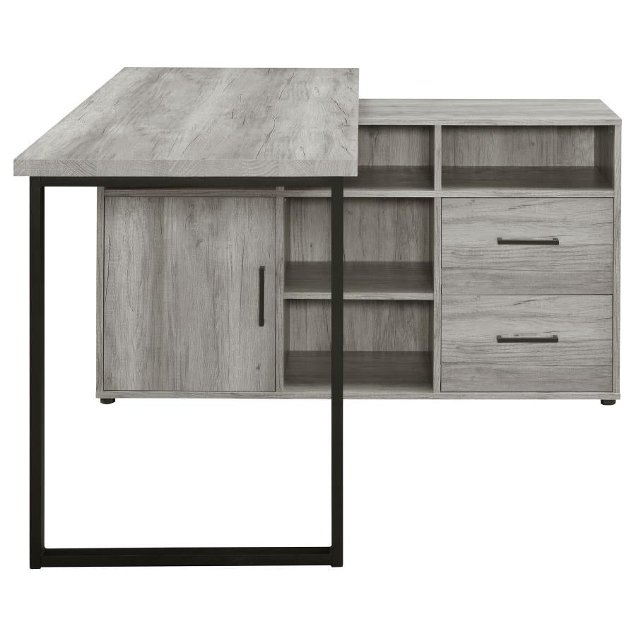 Hertford Grey L-shape Desk