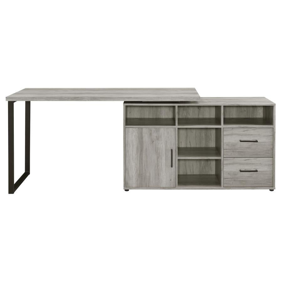 Hertford Grey L-shape Desk