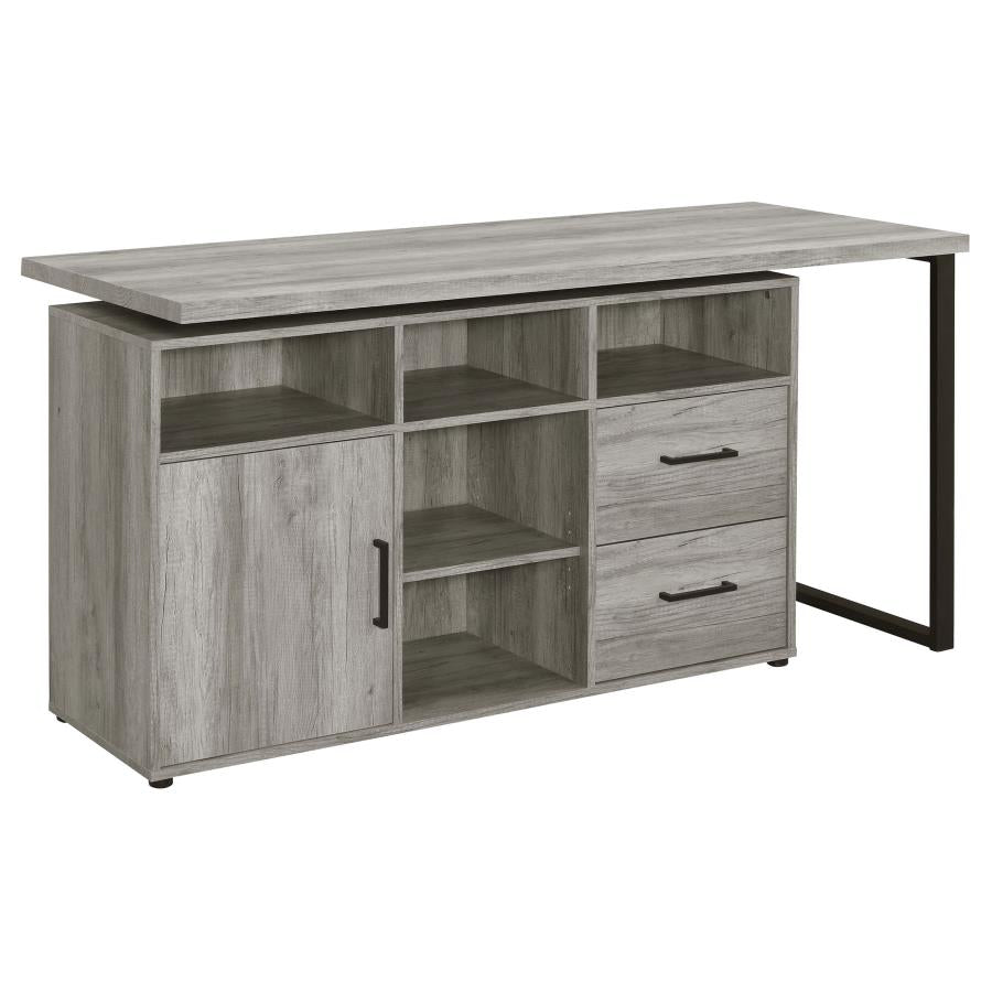 Hertford Grey L-shape Desk