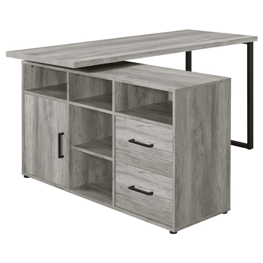 Hertford Grey L-shape Desk