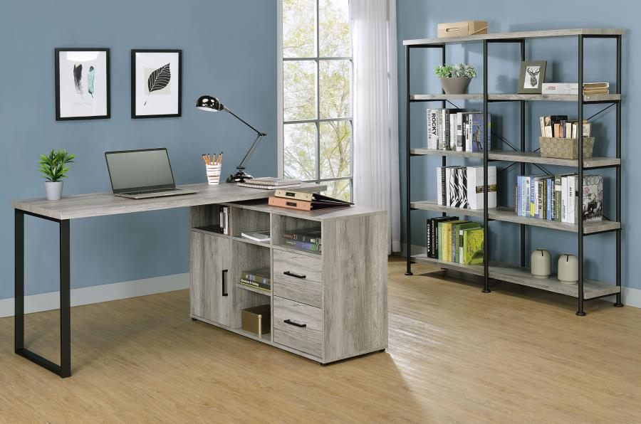 Hertford Grey L-shape Desk
