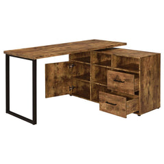 Hertford Brown L-shape Desk