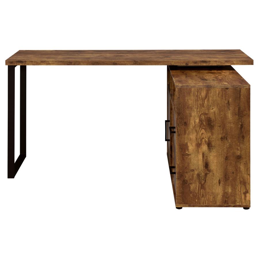 Hertford Brown L-shape Desk