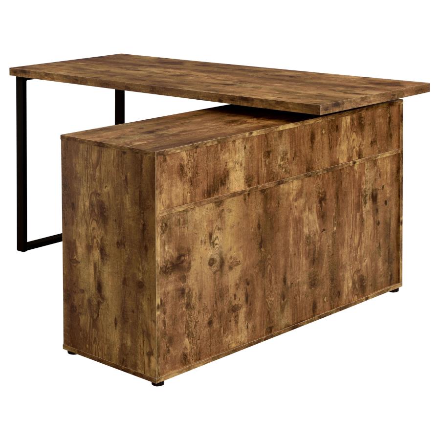 Hertford Brown L-shape Desk