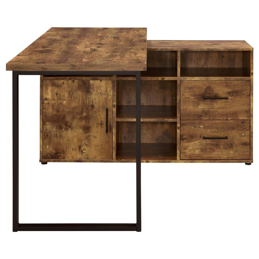 Hertford Brown L-shape Desk