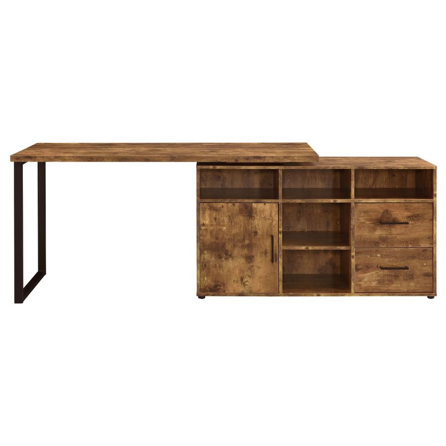 Hertford Brown L-shape Desk