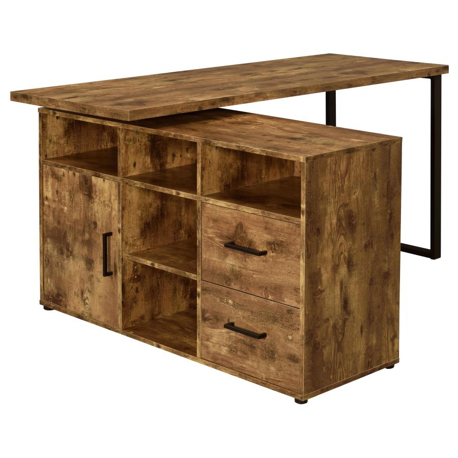 Hertford Brown L-shape Desk