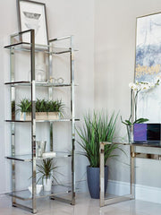 Hartford Silver Bookcase