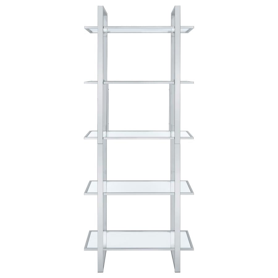 Hartford Silver Bookcase