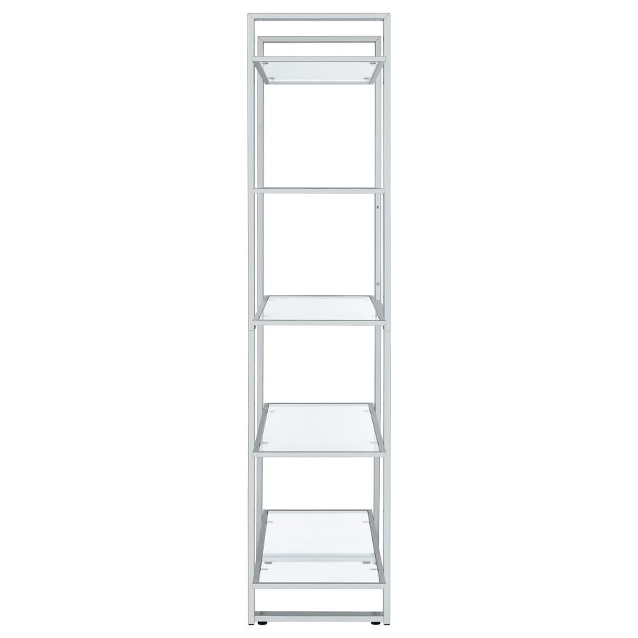 Hartford Silver Bookcase