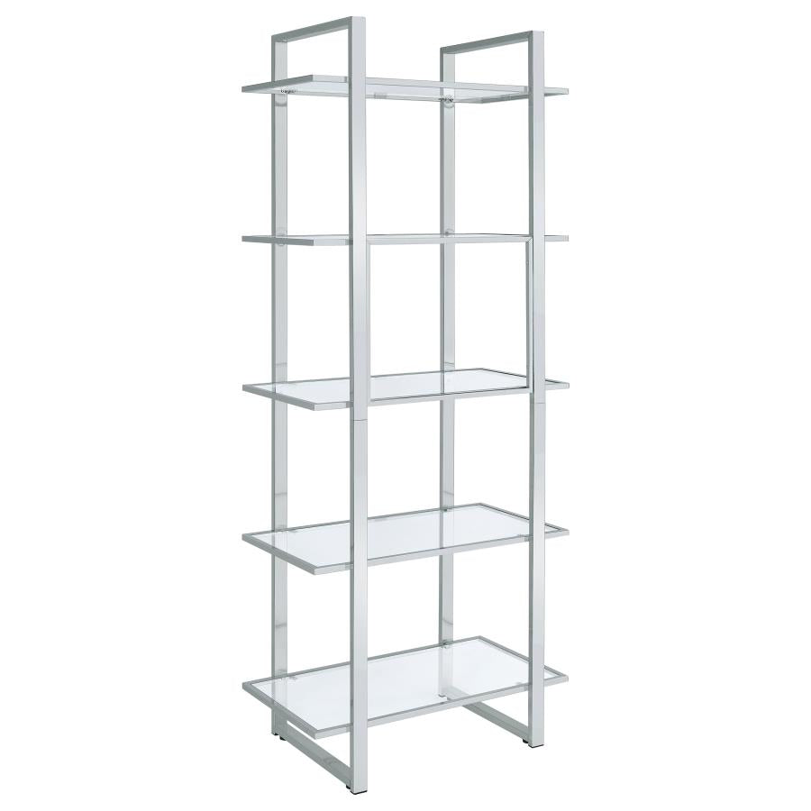 Hartford Silver Bookcase