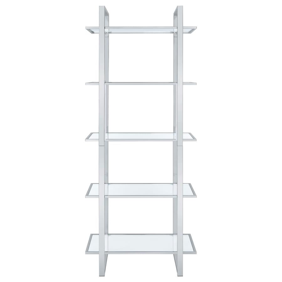 Hartford Silver Bookcase