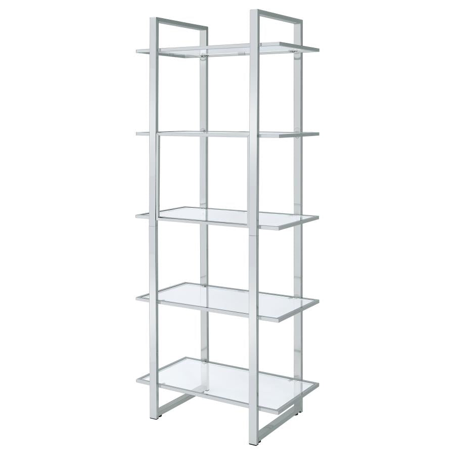 Hartford Silver Bookcase