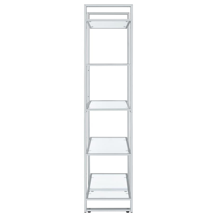 Hartford Silver Bookcase