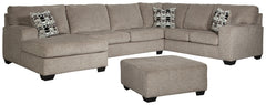 Ballinasloe 3-Piece Sectional with Ottoman - PKG001772