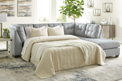 Falkirk 2-Piece Sectional with Chaise and Sleeper - 80804S4