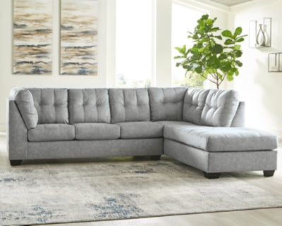 Falkirk 2-Piece Sectional with Chaise and Sleeper - 80804S4