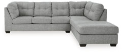 Falkirk 2-Piece Sectional with Chaise and Sleeper - 80804S4