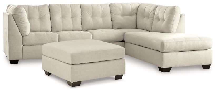 Falkirk 2-Piece Sectional with Ottoman - PKG011019