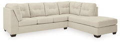 Falkirk 2-Piece Sectional with Ottoman - PKG011019