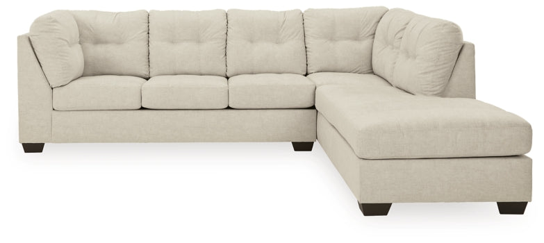 Falkirk 2-Piece Sectional with Ottoman - PKG011019