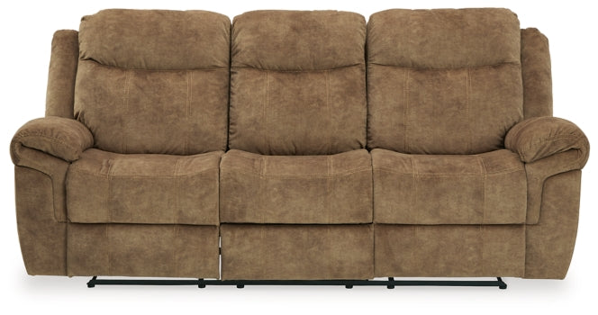 Huddle-Up Reclining Sofa with Drop Down Table - The Bargain Furniture