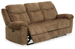 Huddle-Up Reclining Sofa with Drop Down Table - The Bargain Furniture