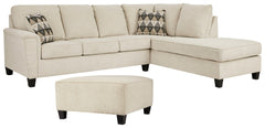 Abinger 2-Piece Sectional with Ottoman - PKG008217