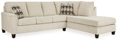 Abinger 2-Piece Sectional with Ottoman - PKG008217