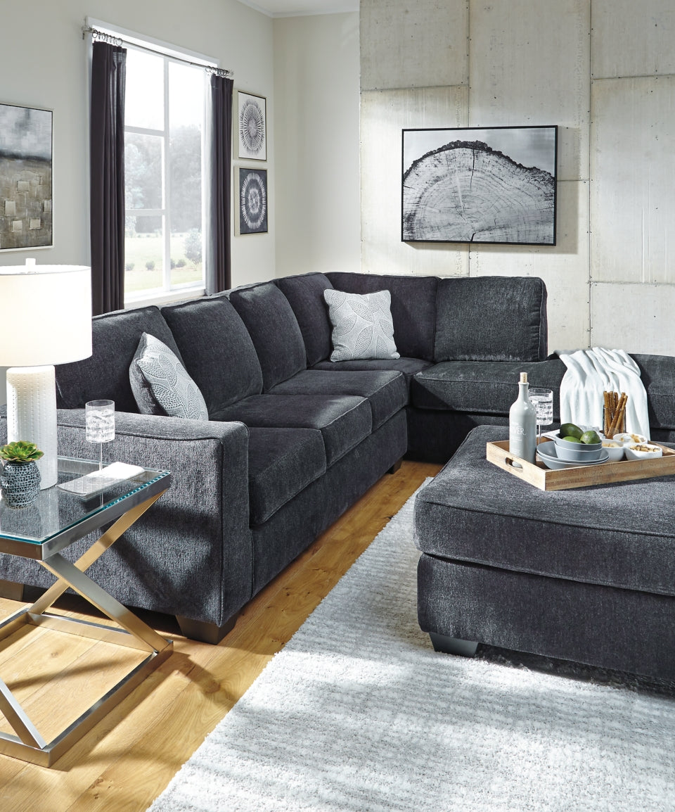 Altari 2-Piece Sectional with Ottoman - PKG001804