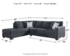 Altari 2-Piece Sectional with Chaise - 87213S1