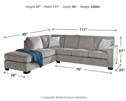 Altari 2-Piece Sectional with Chaise - 87213S1