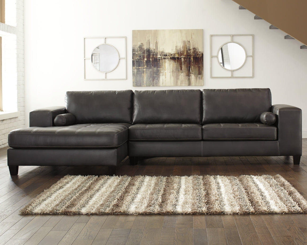 Nokomis 2-Piece Sectional with Ottoman - PKG011026