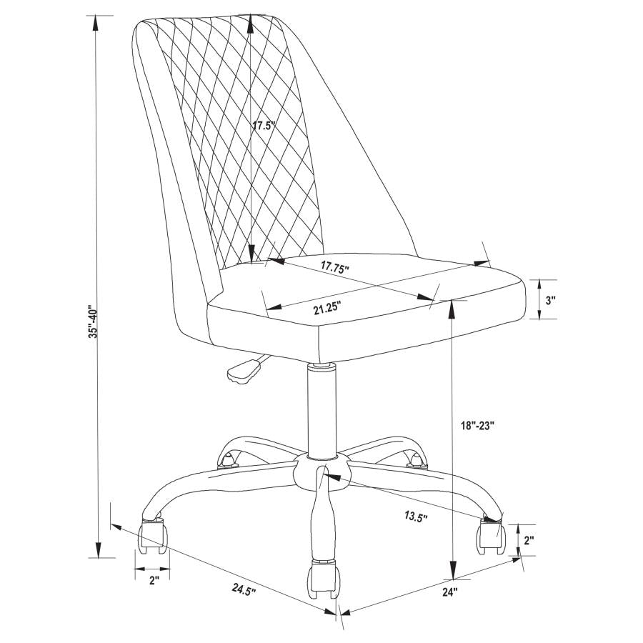 Althea Grey Office Chair