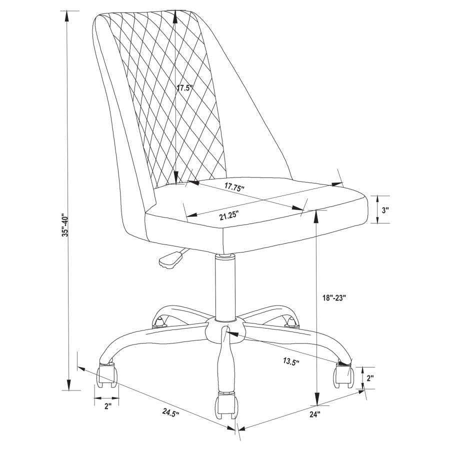 Althea Grey Office Chair