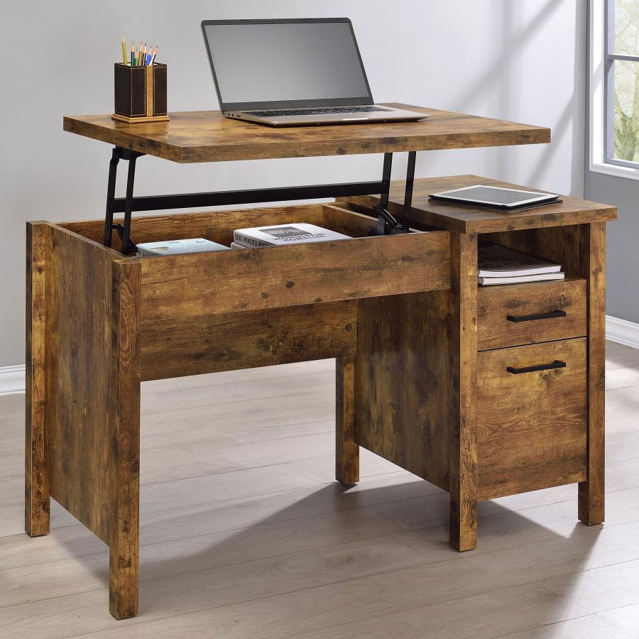 Delwin Brown Lift Top Computer Desk
