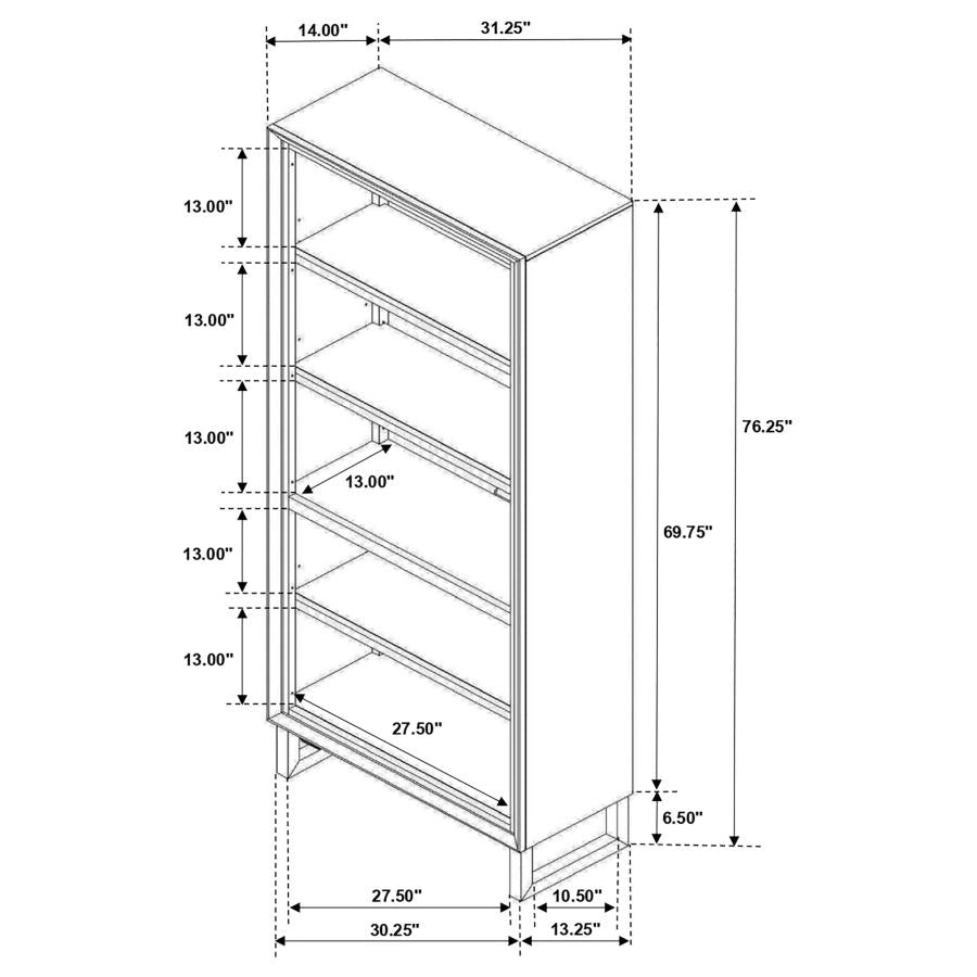 Marshall Brown Bookcase